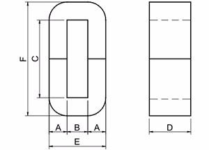 Metglas AMCC Cは高周波および音声周波変圧器のための無定形の中心を切った